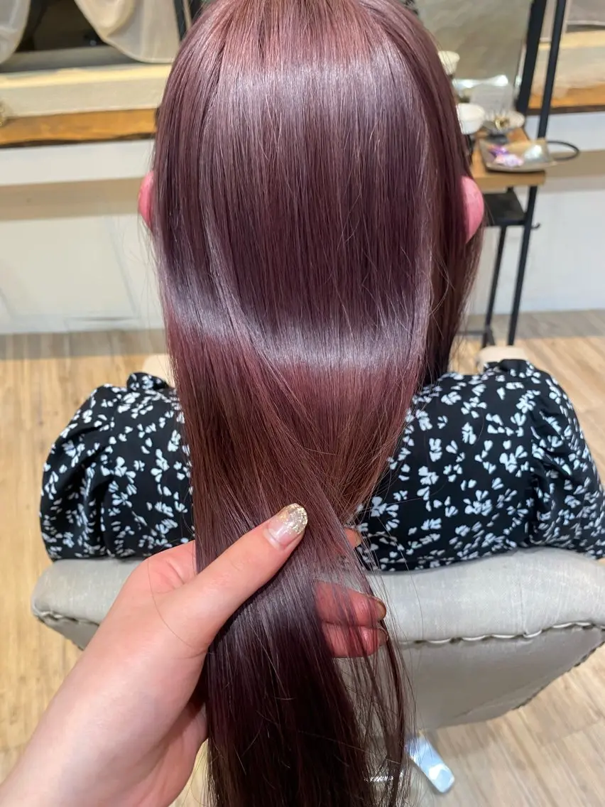 ロング 美髪矯正/髪質改善 🫧山﨑　真歩🫧のヘアスタイル
