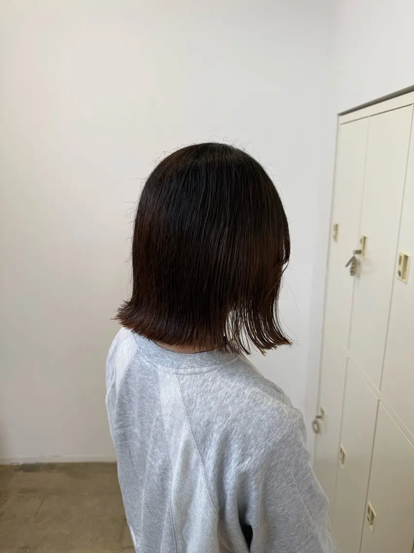 🍑カット+カラーの写真