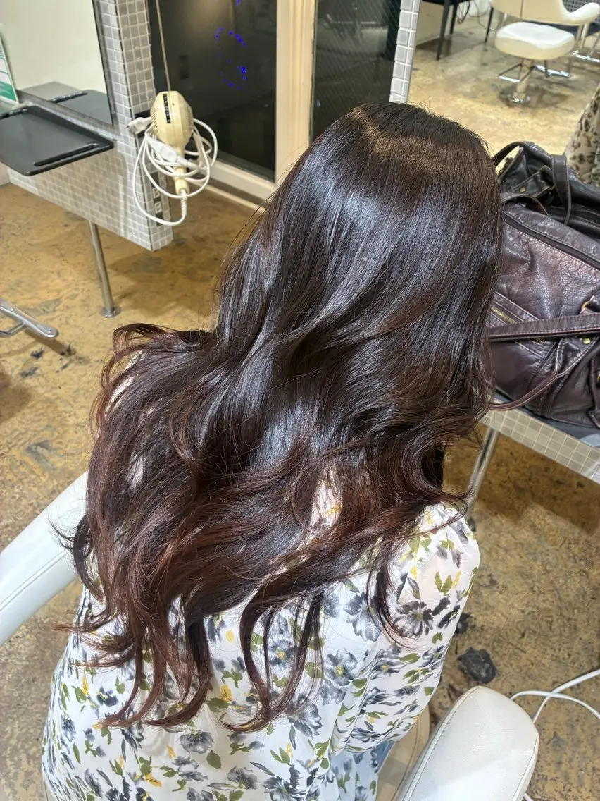 ロング レイヤーカット レイヤーカット✂︎ きじま　まなのヘアスタイル