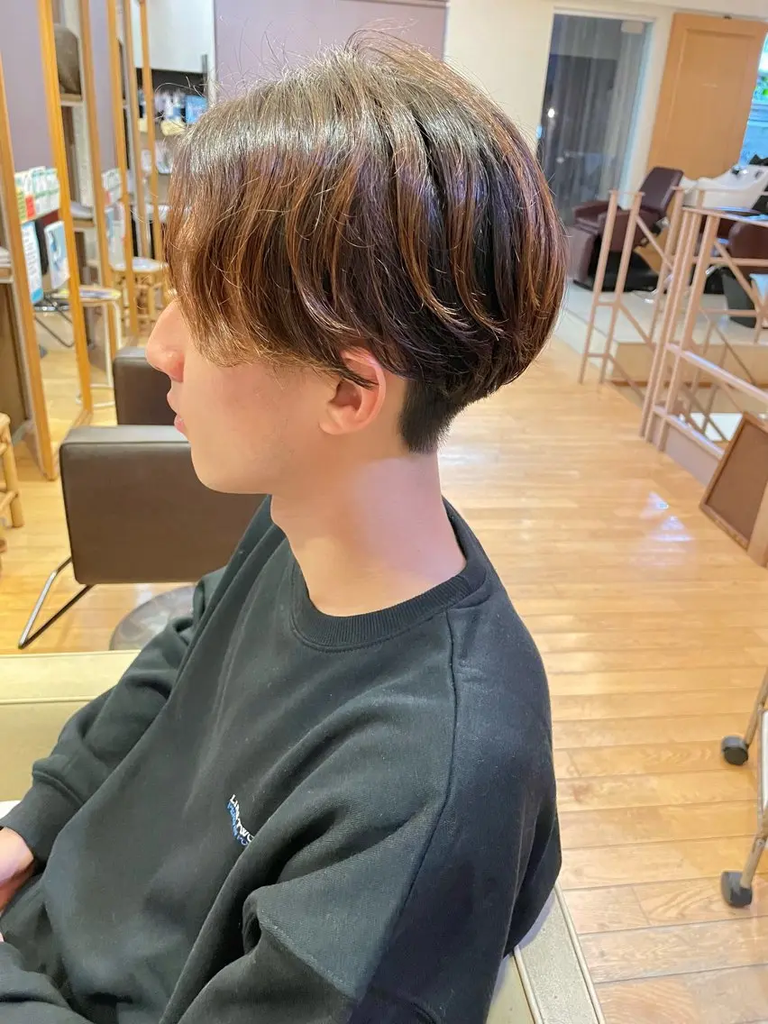 パーマ メンズ カット パーマ 村松 寛太のヘアスタイル