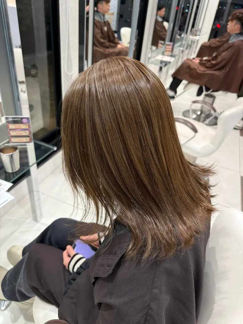ミディアム 🍯透明感カラー MANA🍯のヘアスタイル