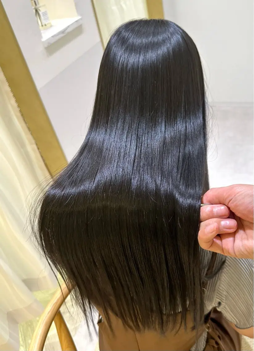 ロング カラー 髪質改善 髪質改善専門サロン tumuのヘアスタイル