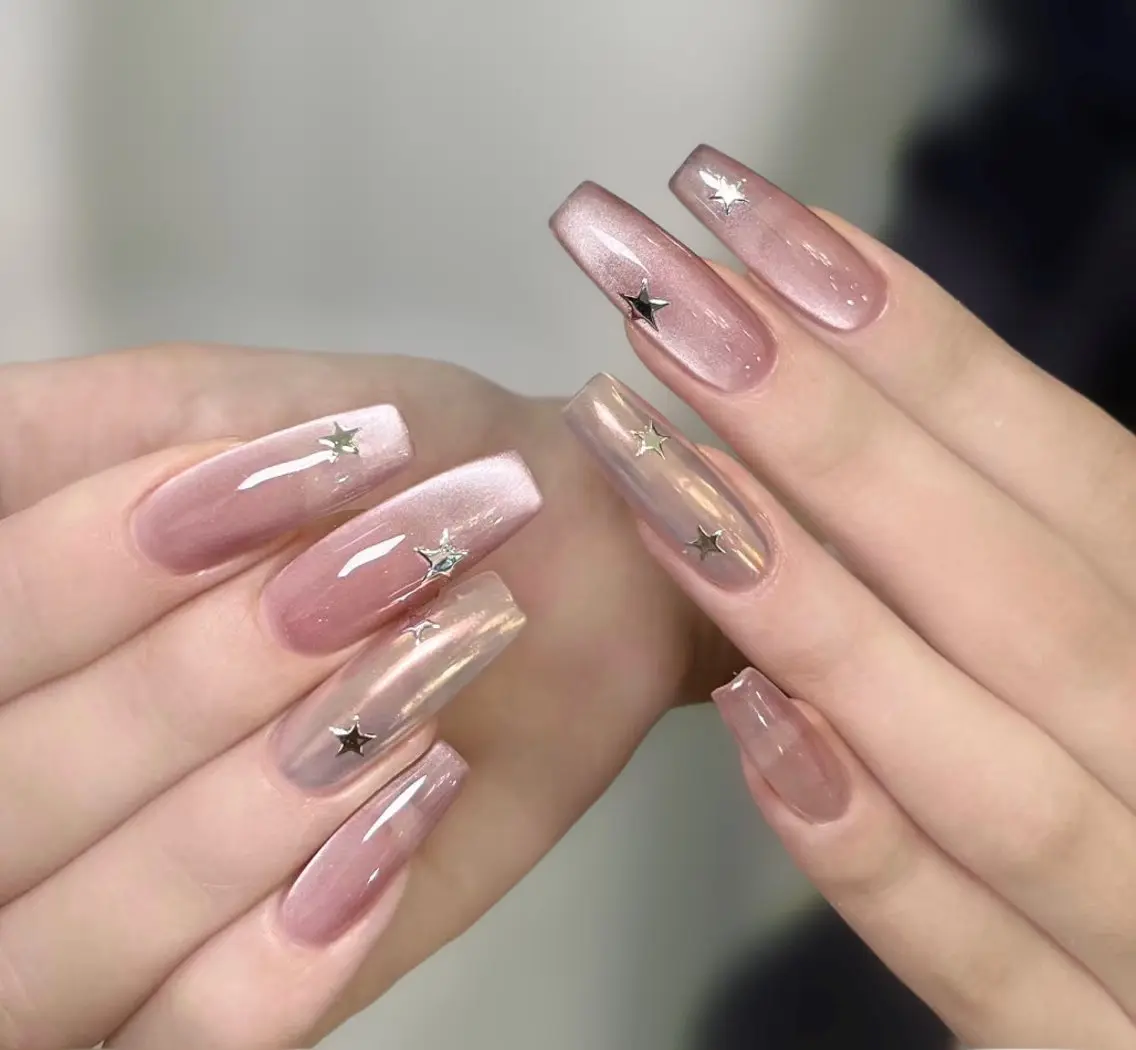 ネイル アートネイル チークネイル フレンチネイル ジェルネイル グリーン YK Beauty Salonのマツエク・マツパデザイン
