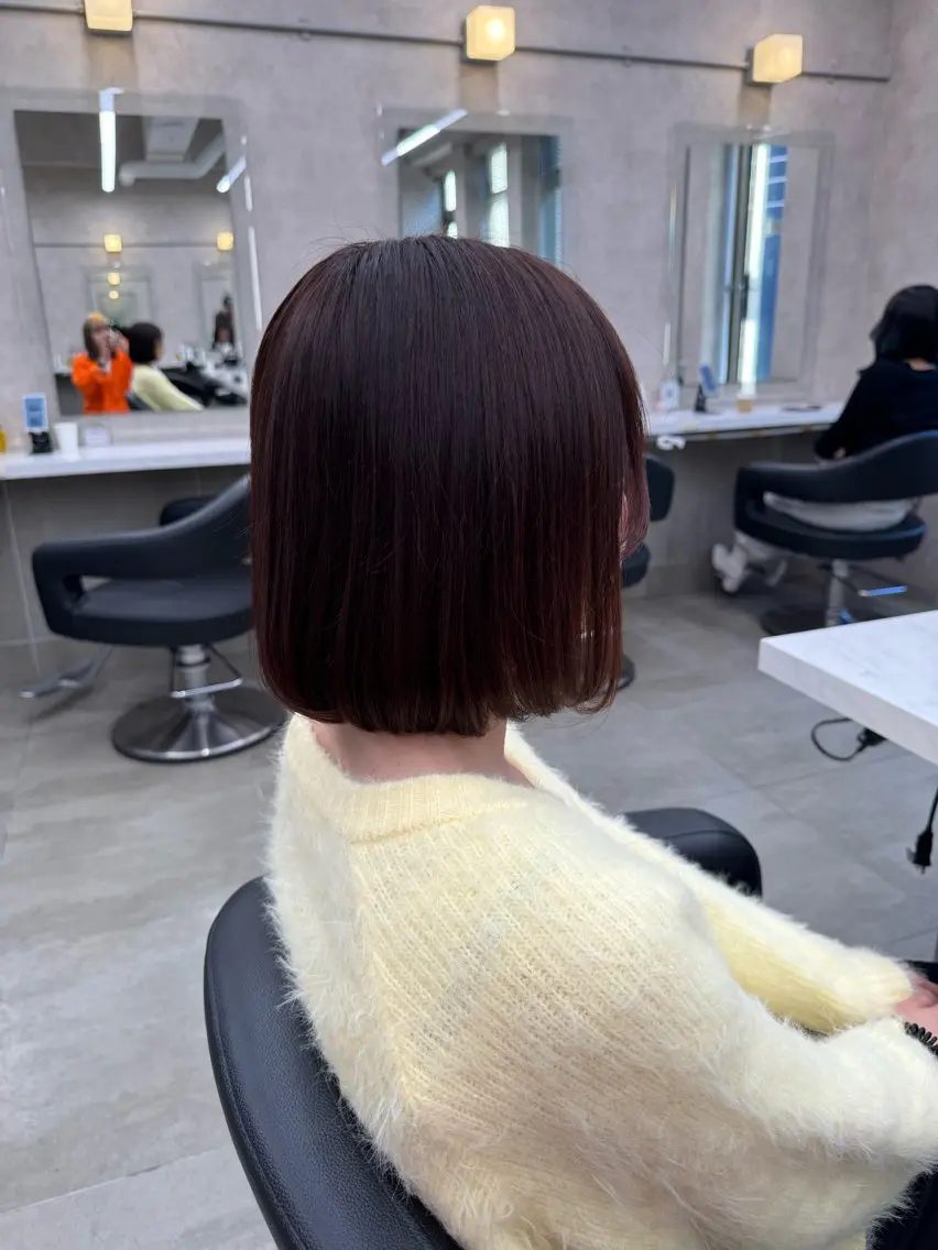 ロング カラー パーマ ヘアアレンジ メンズ キッズ 韓国系🇰🇷🩶 艶暗髪/MEIのヘアスタイル