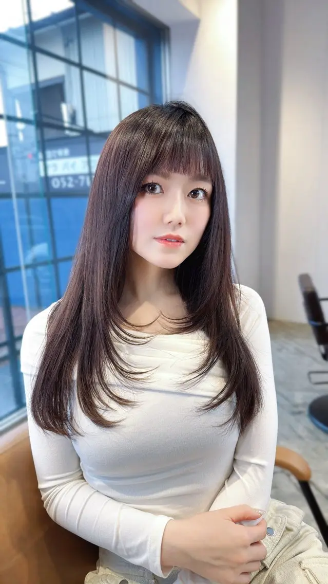 ロング レイヤーカット 永田竜一/ 先着モデル募集中のヘアスタイル