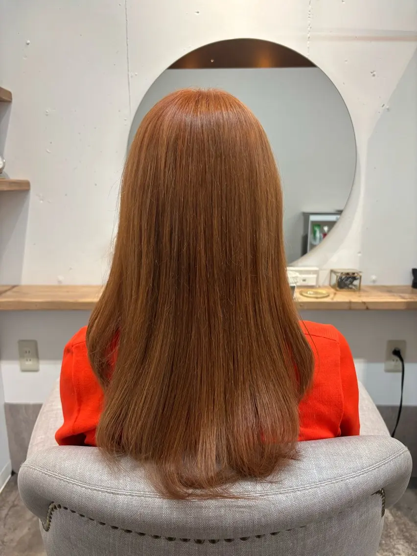 ロング ヘアカラー トリートメント Ami アミのヘアスタイル