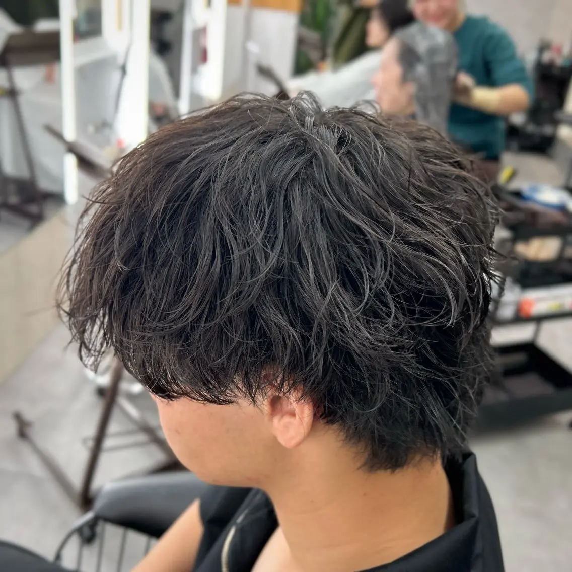 パーマ メンズ カット パーマ 🇰🇷シャドウパー マ🇰🇷韓国/威吹のヘアスタイル