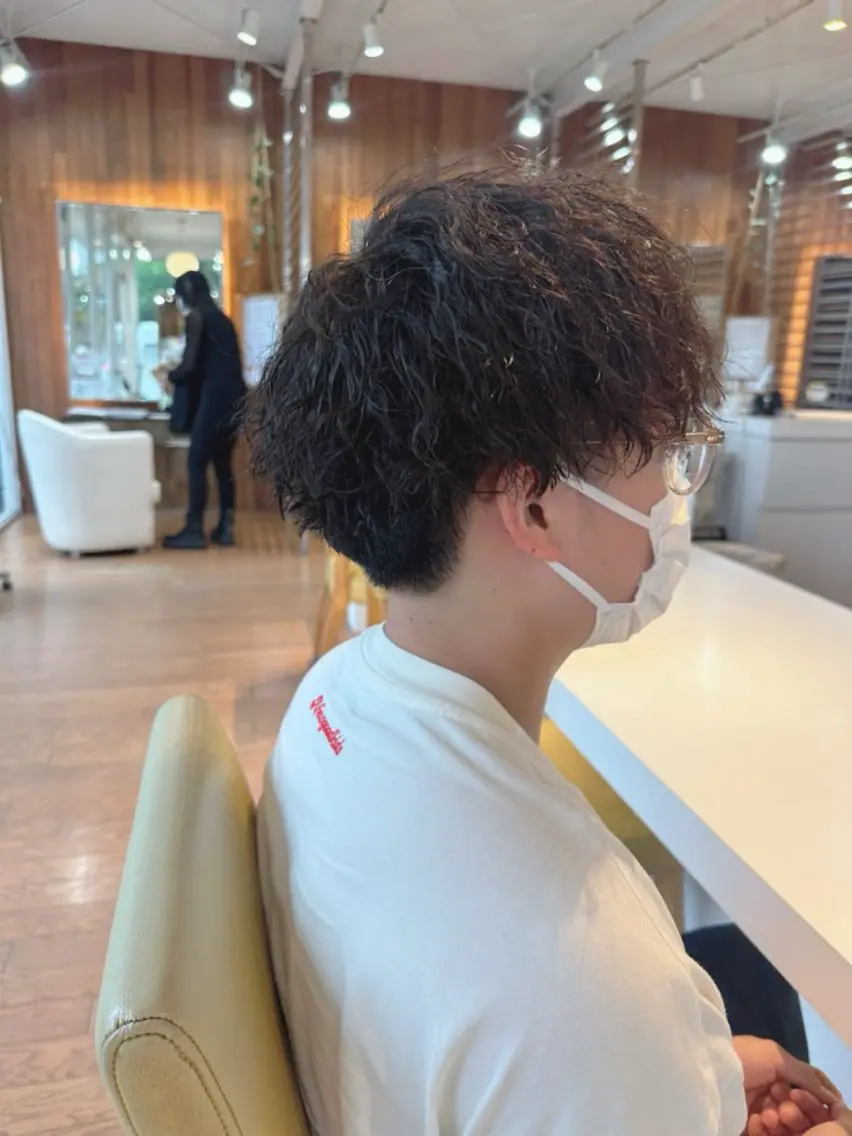 パーマ メンズ 平山 絵理のヘアスタイル