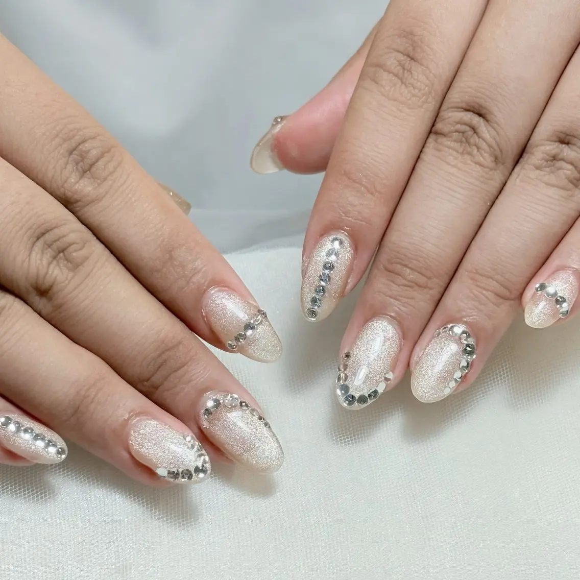 ネイル ハンドネイル 🎀nana🫧 ワンホンネイル🎀のネイルデザイン