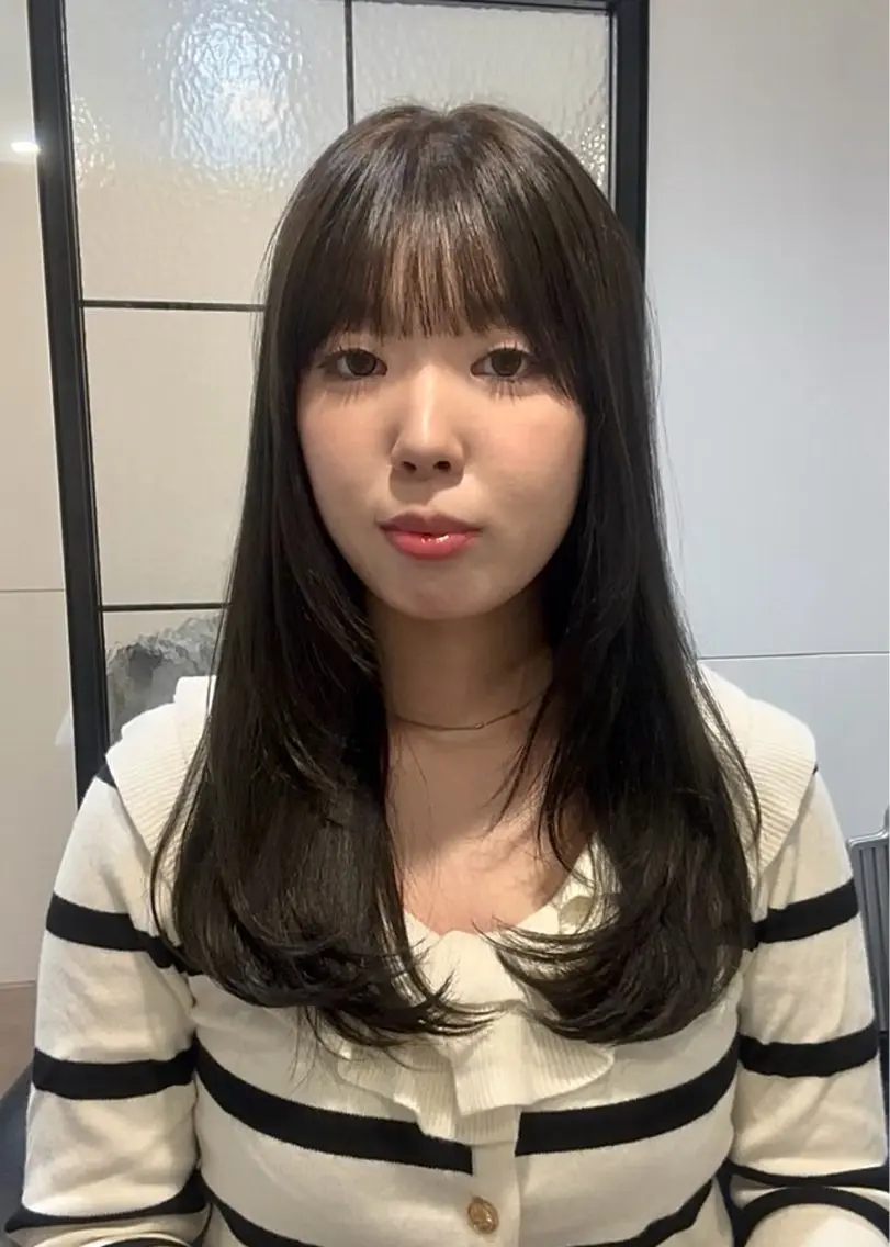 ロング レイヤーカット カット トリートメント 北村 勇樹のヘアスタイル