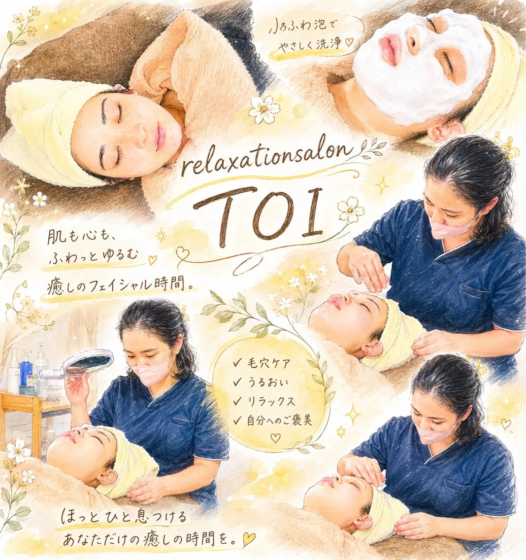 フェイシャル　アロマオイルトリートメントの写真