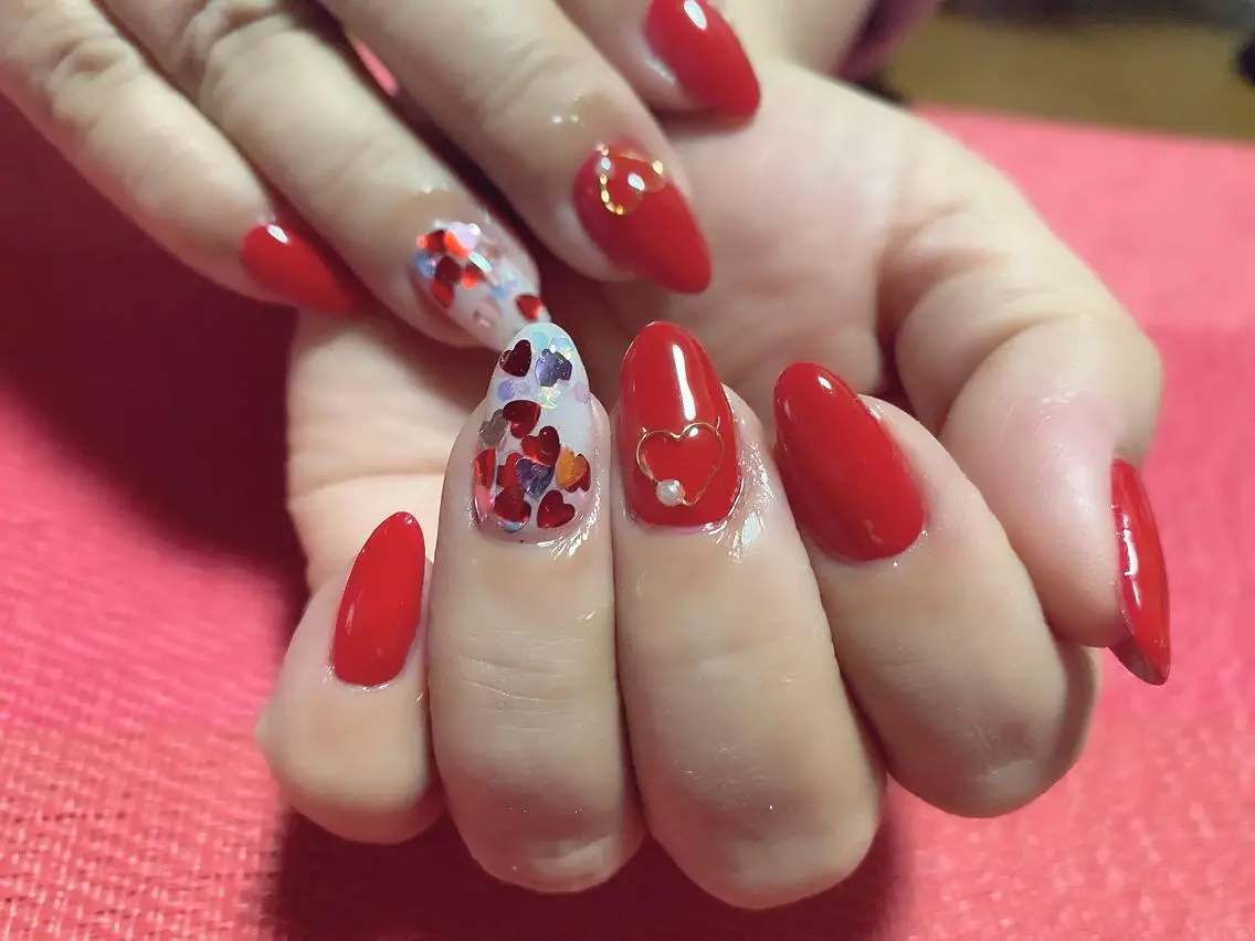 ネイル バレンタイン Era nailのネイルデザイン