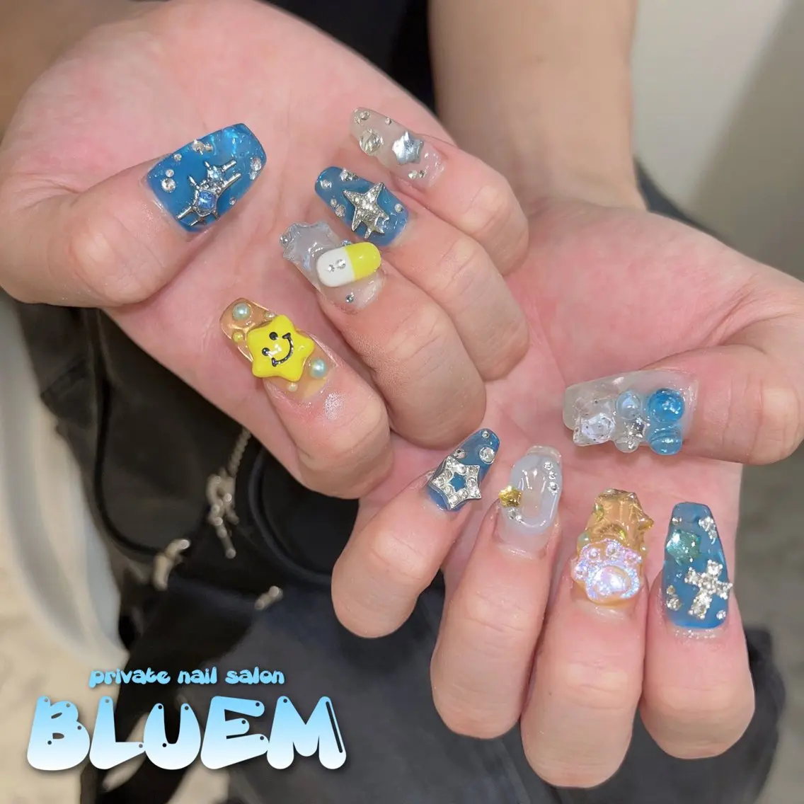 ネイル ハンドネイル BLUEM なな🐶のネイルデザイン