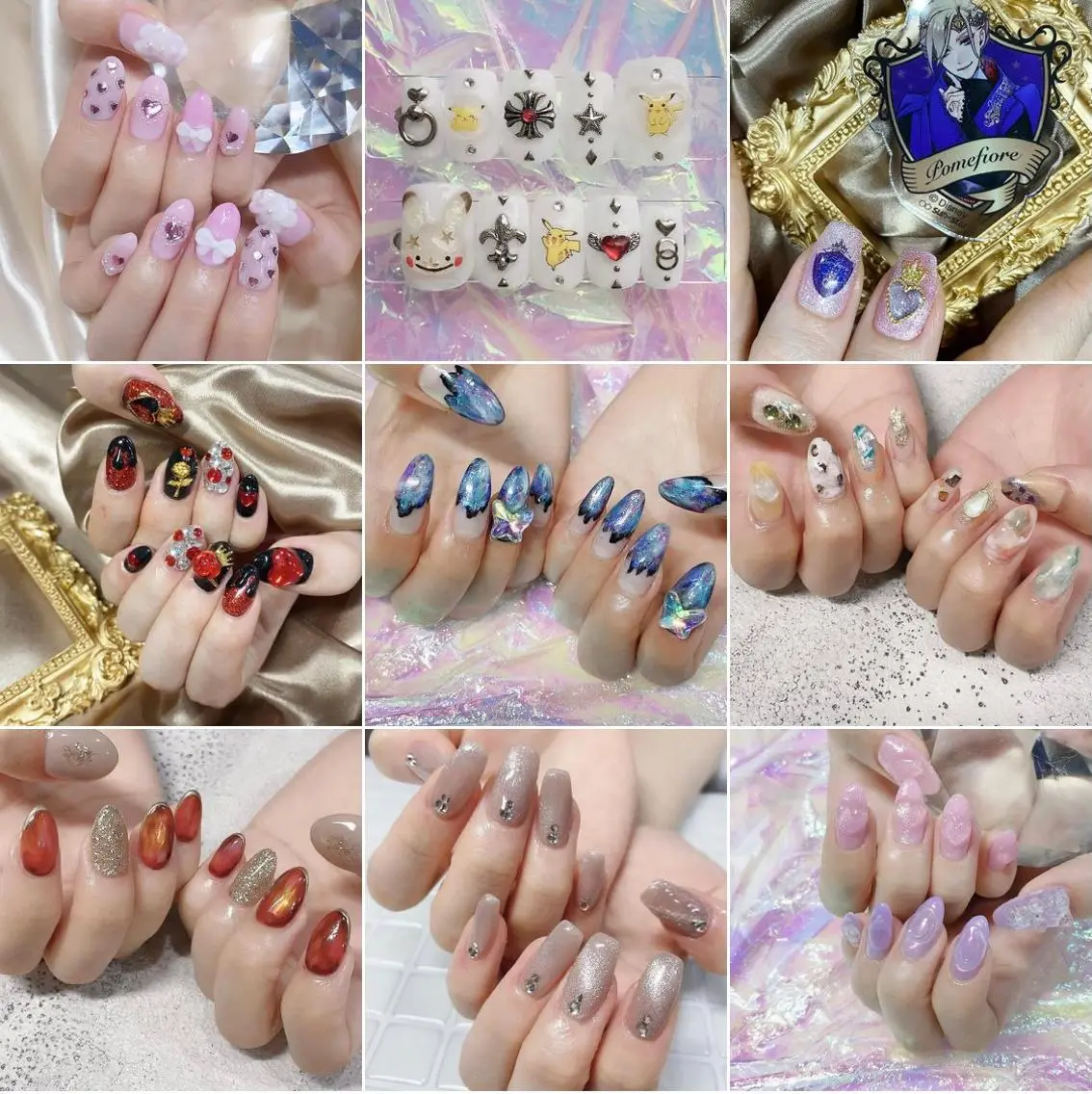 ネイル 渋谷／チップ長さ出し 👑アプレgel-xのネイルデザイン