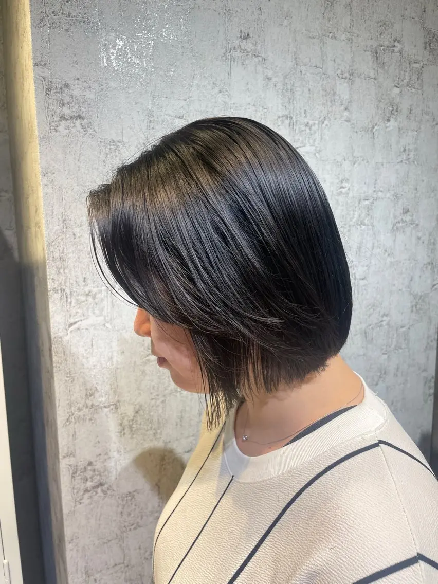 ショート カット 🌿似合わせ艶カラー DAIGOのヘアスタイル