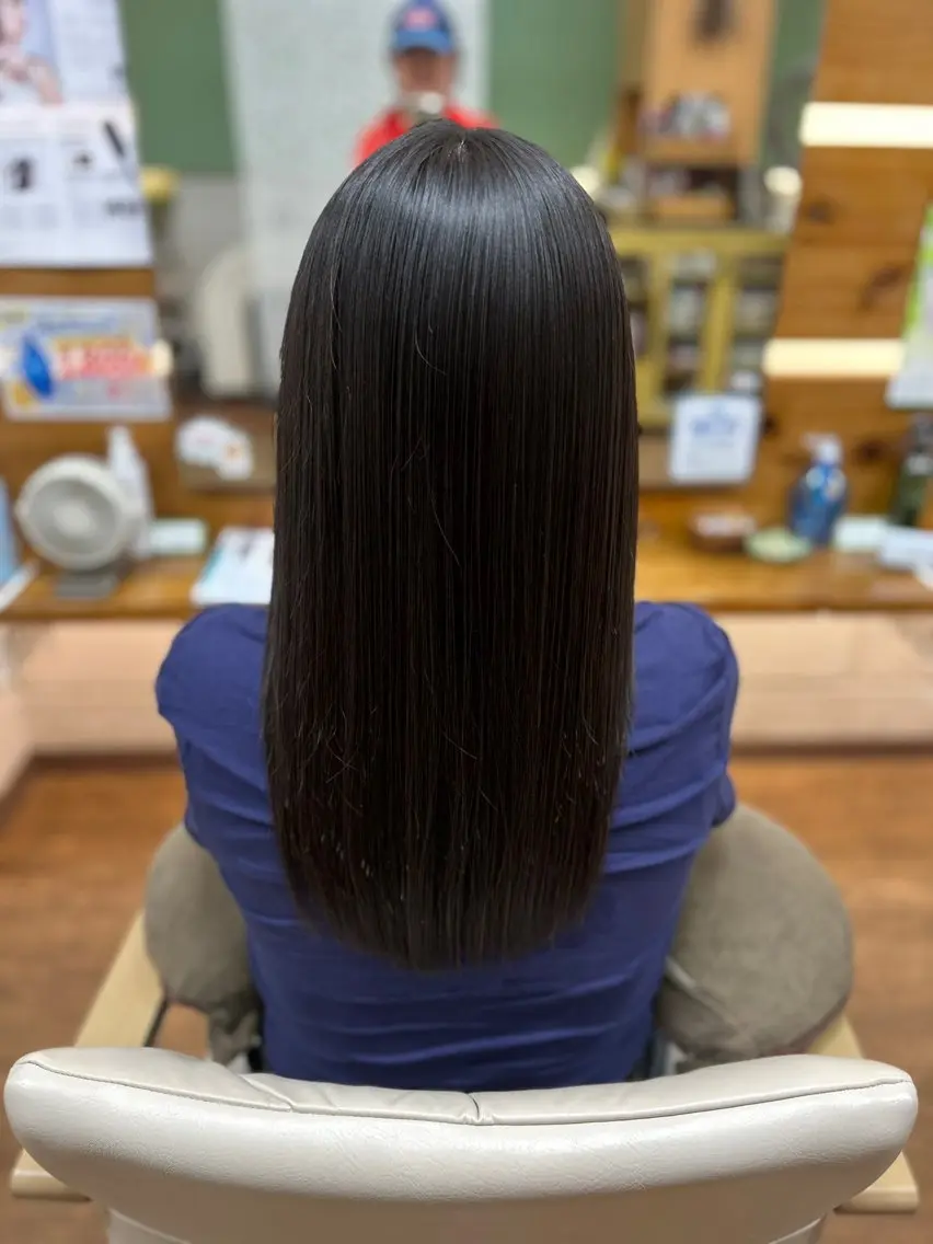 ロング 神谷 千明のヘアスタイル