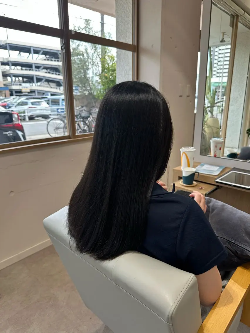ロング カット ヘアカラー カットモデル募集中 🌟/田中 桜風のヘアスタイル