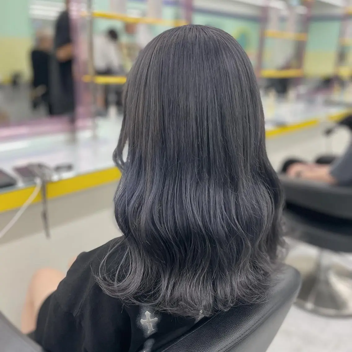 ミディアム カラー ヘアアレンジ ヘアカラー トリートメント ヘアセット 【透明感×レイヤー】 🍃RIKU🍃のヘアスタイル