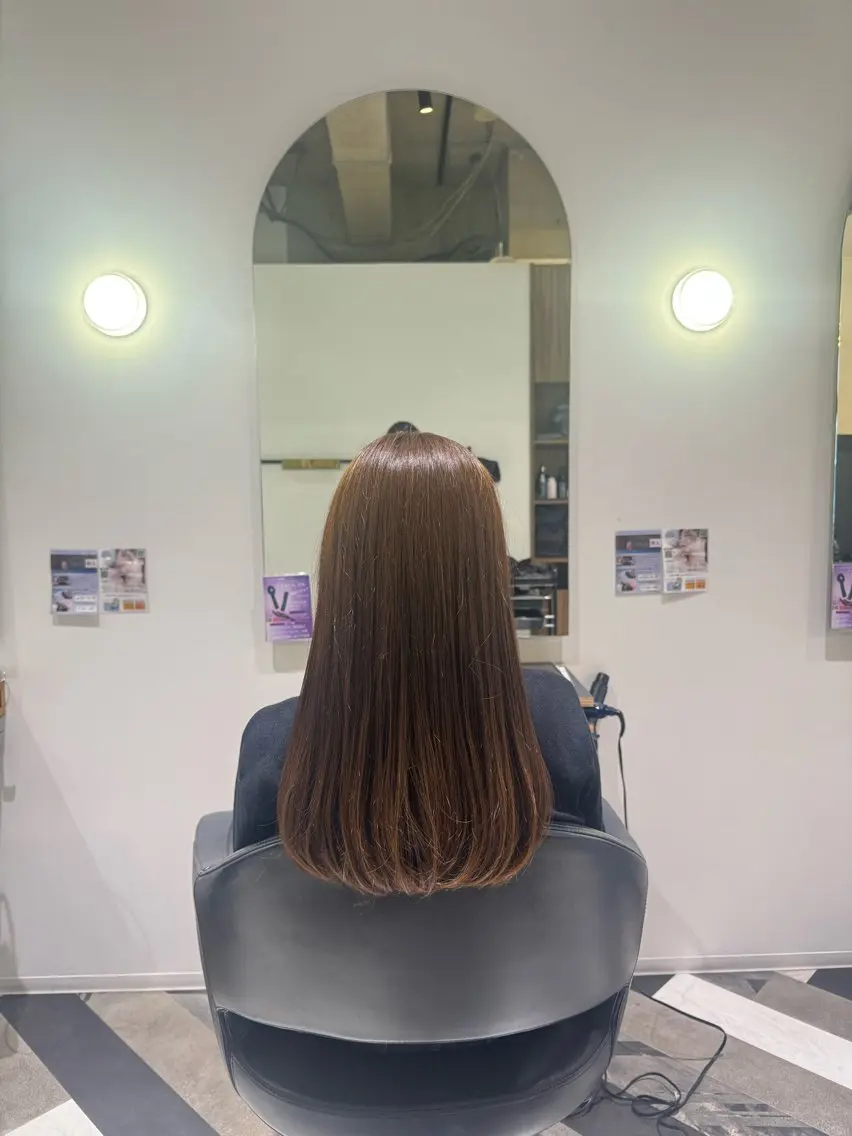 ロング カラー ブラウンカラー ヘアカラー トリートメント 石井 紗弥🎀🫧/ 秋葉原店✨️のヘアスタイル