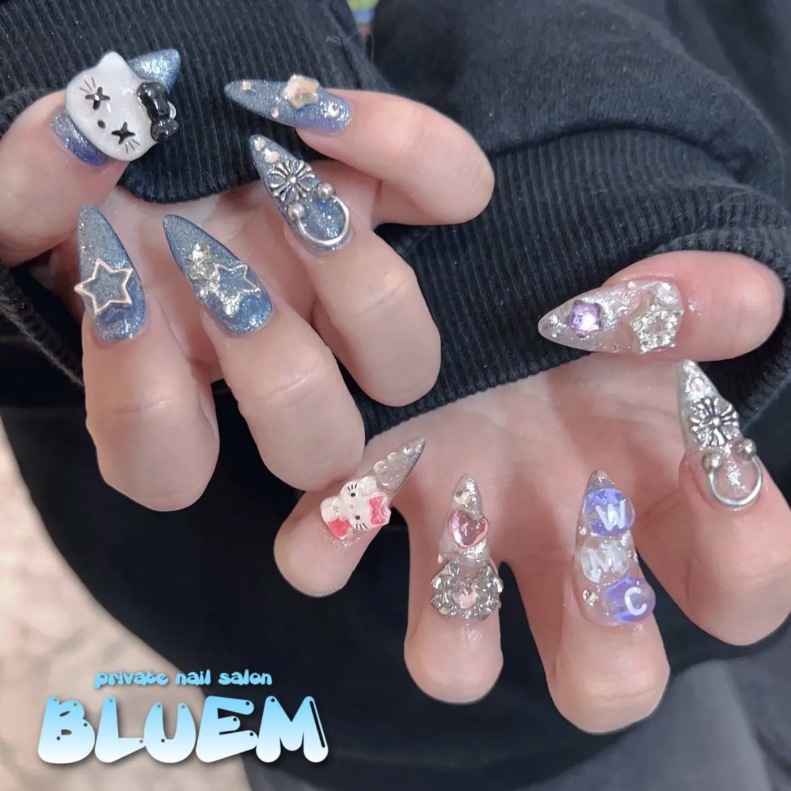 ネイル ハンドネイル BLUEM なな🐶のネイルデザイン