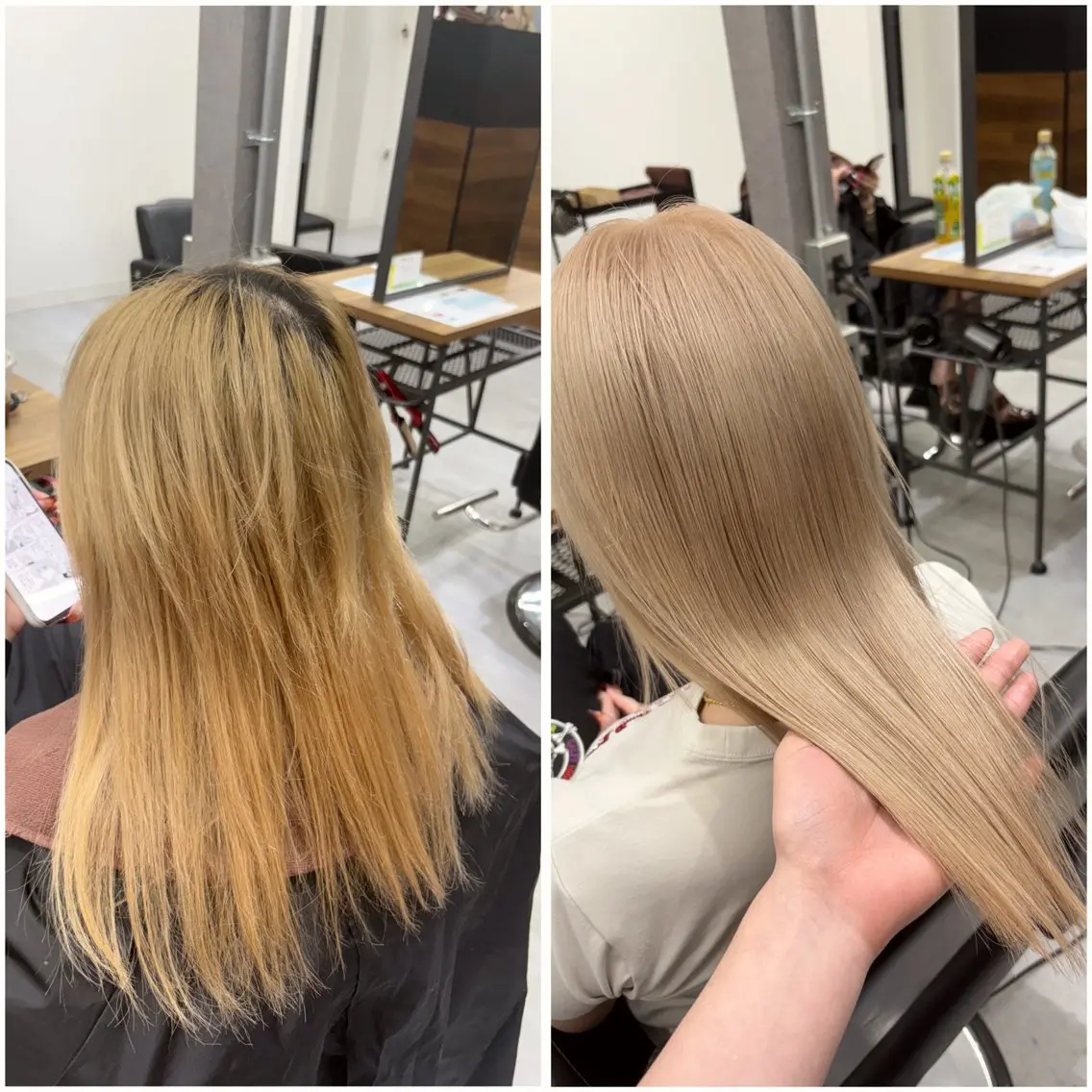 カラー ベージュカラー デザインカラー ハイライトカラー ハイトーンカラー インナーカラー SHUNTA✨ NEXT/ブリーチのヘアスタイル