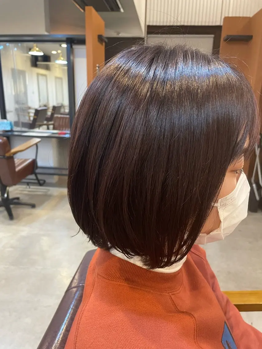 カラー ラベンダーカラー カット ヘアカラー 手塚 由佳のヘアスタイル