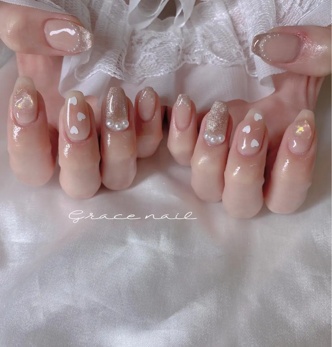 ネイル ハンドネイル ☆*。Grace Nail。*☆のネイルデザイン