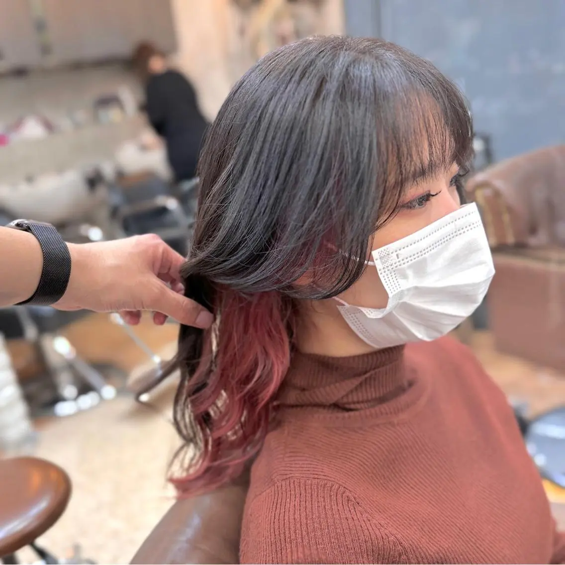 セミロング 池袋駅徒歩4分 hondaのヘアスタイル