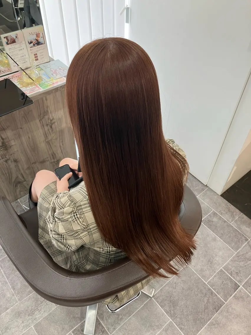【カット・縮毛矯正モデル募集】カット+髪質改善ストレート🫧の写真