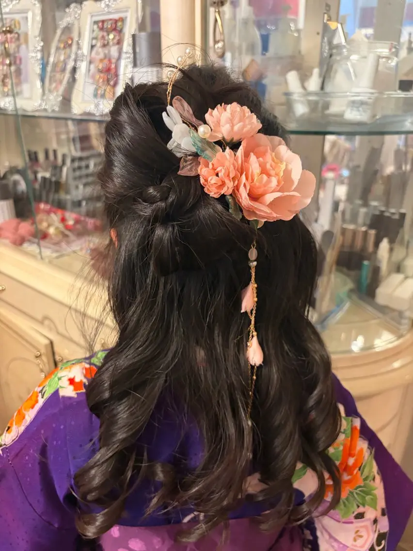 ヘアアレンジ ハーフアップ 近藤 麻子のヘアスタイル
