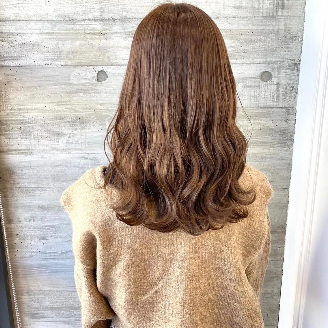セミロング カラー Parve Mix /頓宮 稚愛🤍のヘアスタイル