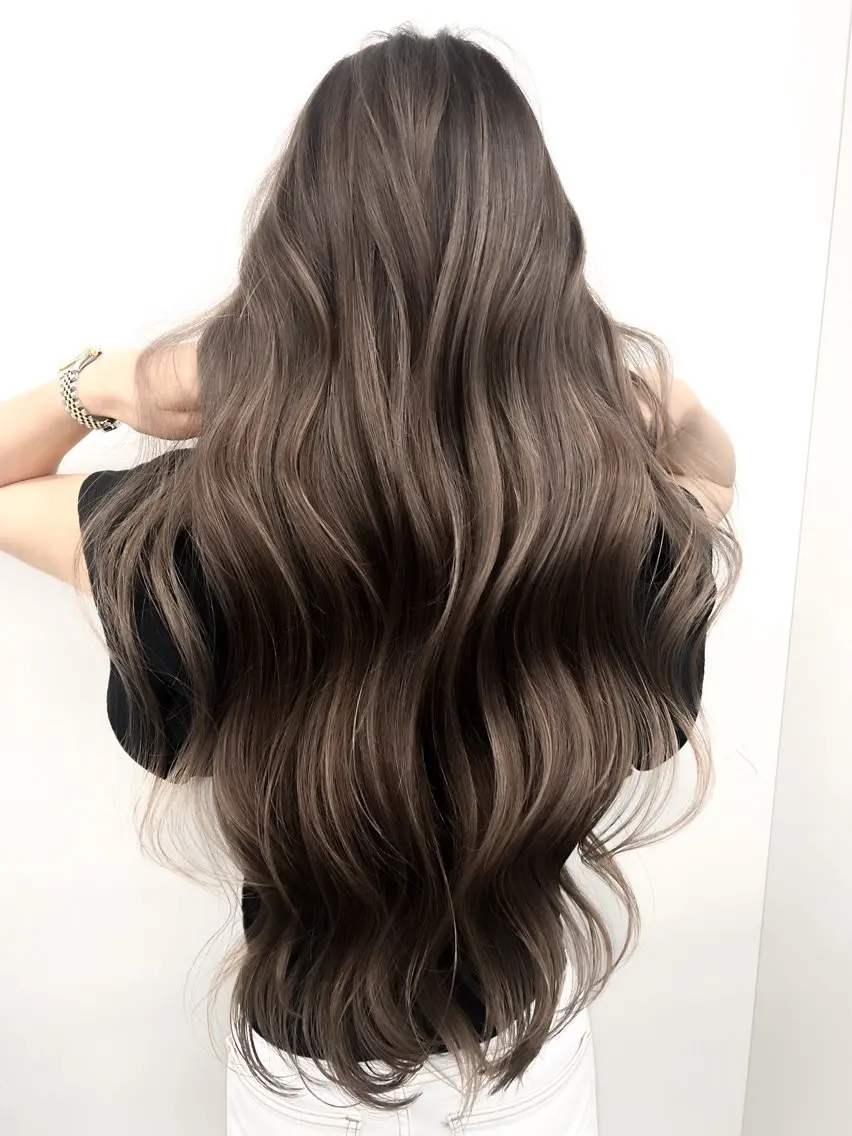 ロング カラー ヘアアレンジ 🫧透明感カラー/ Wカラー🫧namiのヘアスタイル