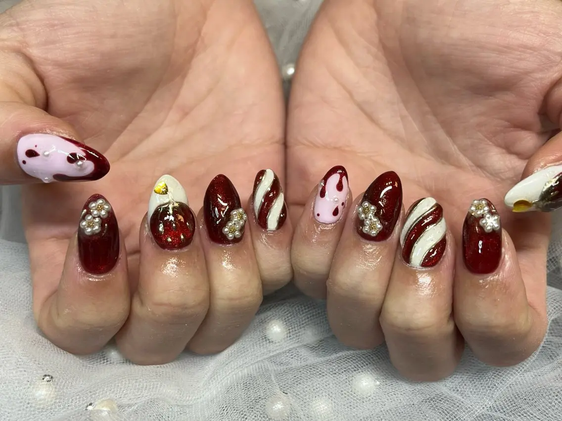 ネイル ハンドネイル 持ち込みデザイン得意 /長さだし可✨RUIのネイルデザイン