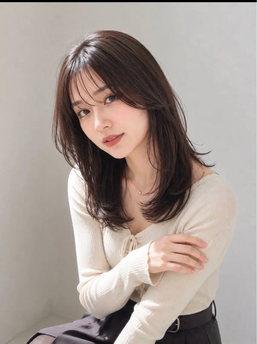 カラー みすず/似合わせ カラー/ダブルカラーのヘアスタイル