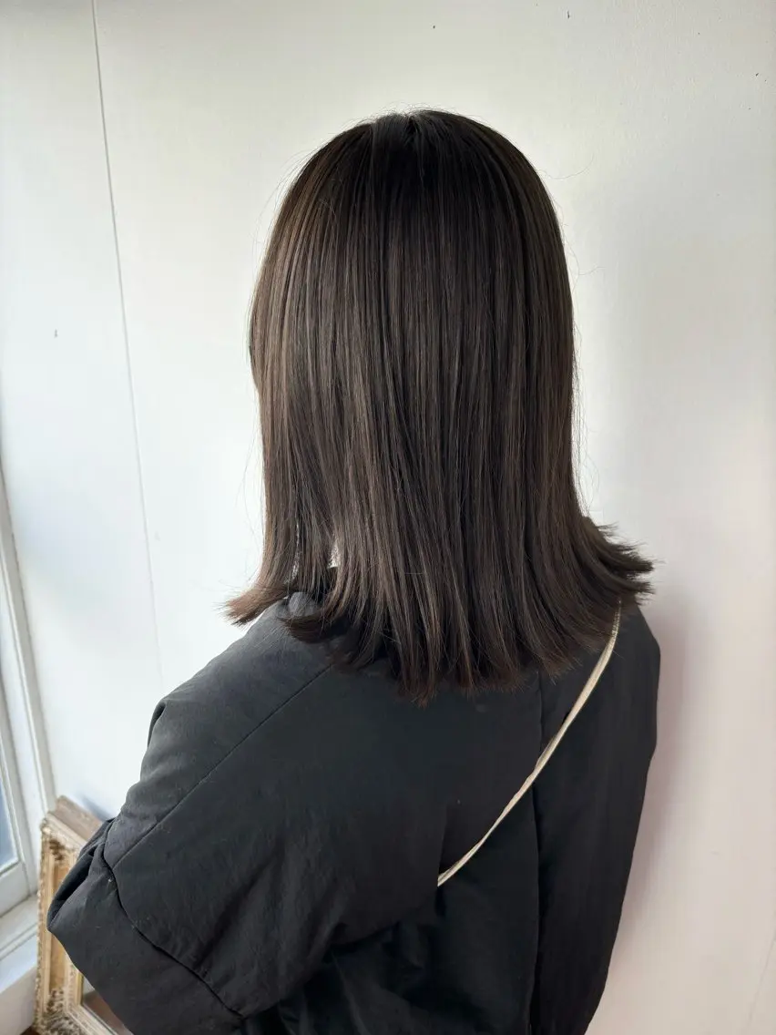 髪質改善カラーの写真