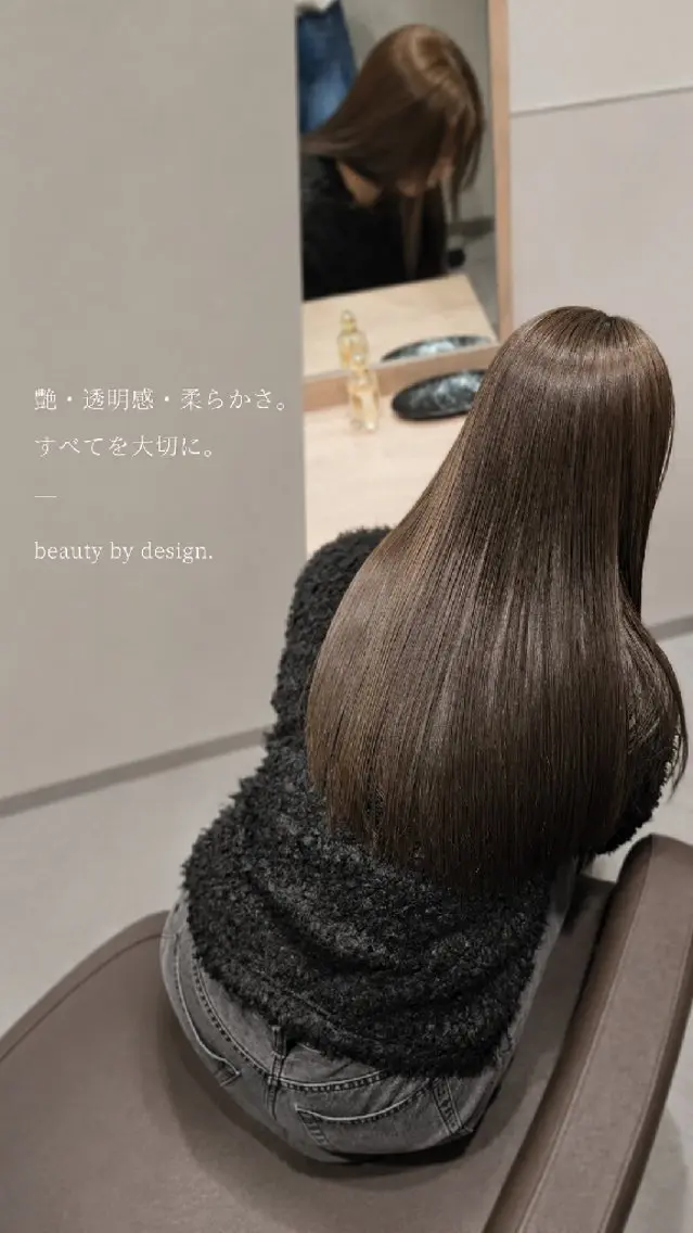 カラー セミロング 透明感カラー 髪質改善 縮毛矯正 カット ヘアカラー トリートメント 【垢抜けカラー/ 縮毛矯正】Taikiのヘアスタイル