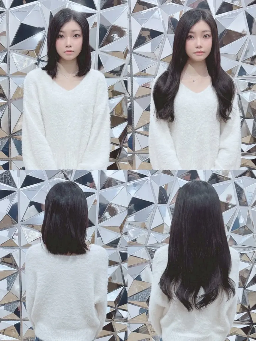 ロング カラー ヘアアレンジ シールエクステ バレイヤージュ ブリーチ ケアブリーチ ダブルカラー エクステ LIP 大阪本店 エクステ 堀谷和孝のヘアスタイル