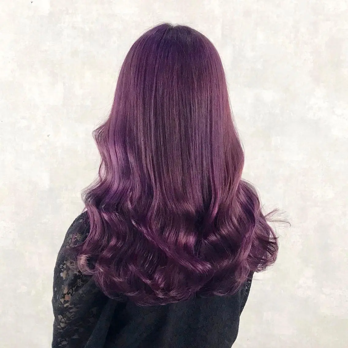 ロング カラー ブリーチ ラベンダーカラー ヨシンモリ ムルギョル巻き 韓国風ヘア K-POP好き美容師 🇰🇷Kai.Yのヘアスタイル