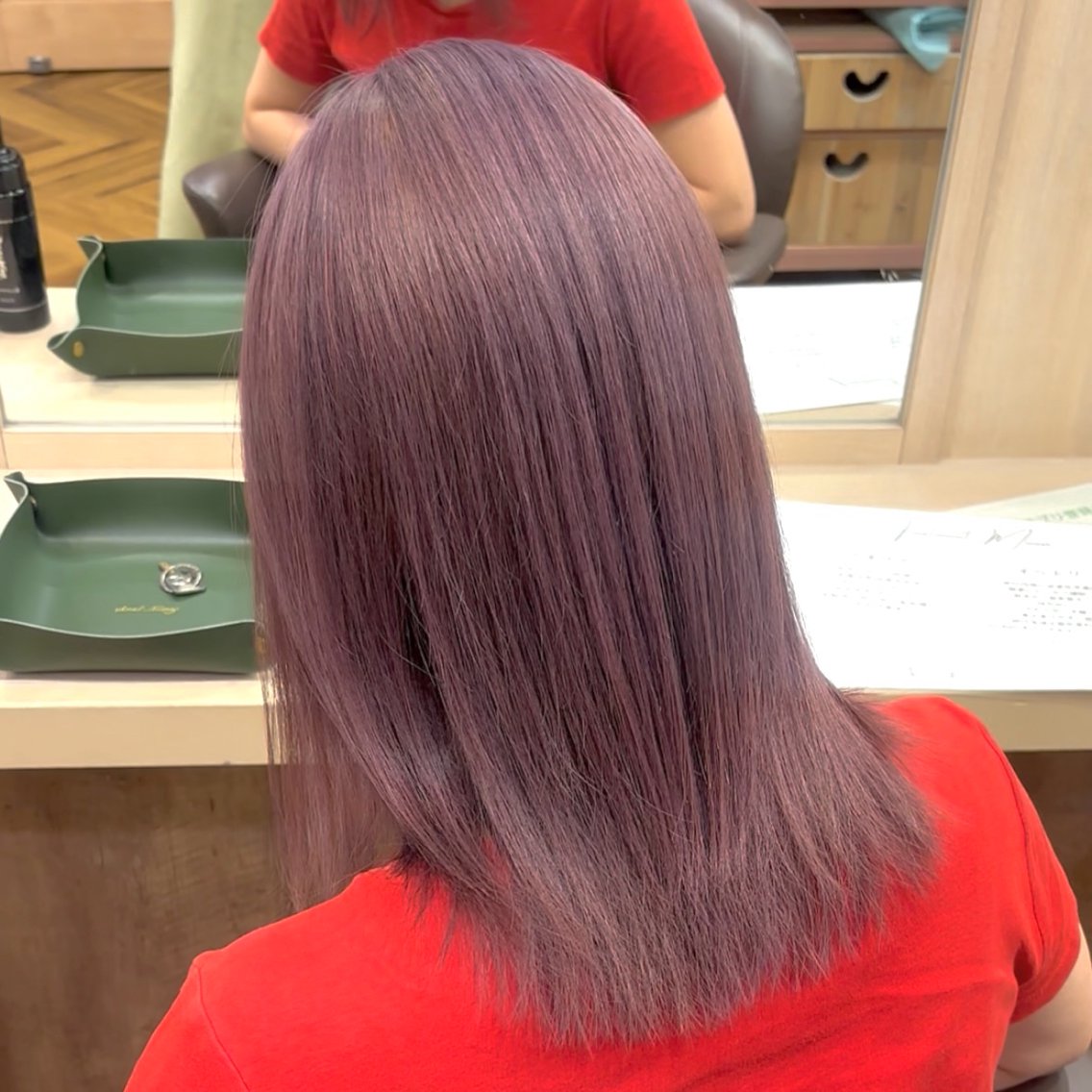 カラー ダブルカラー ピンクカラー 糸 ito hair えりのヘアスタイル