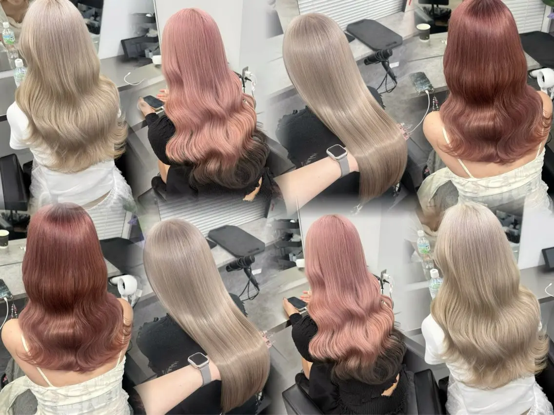 ロング うる艶🫧寒色カラー 💜🦋🫧ミズキのヘアスタイル