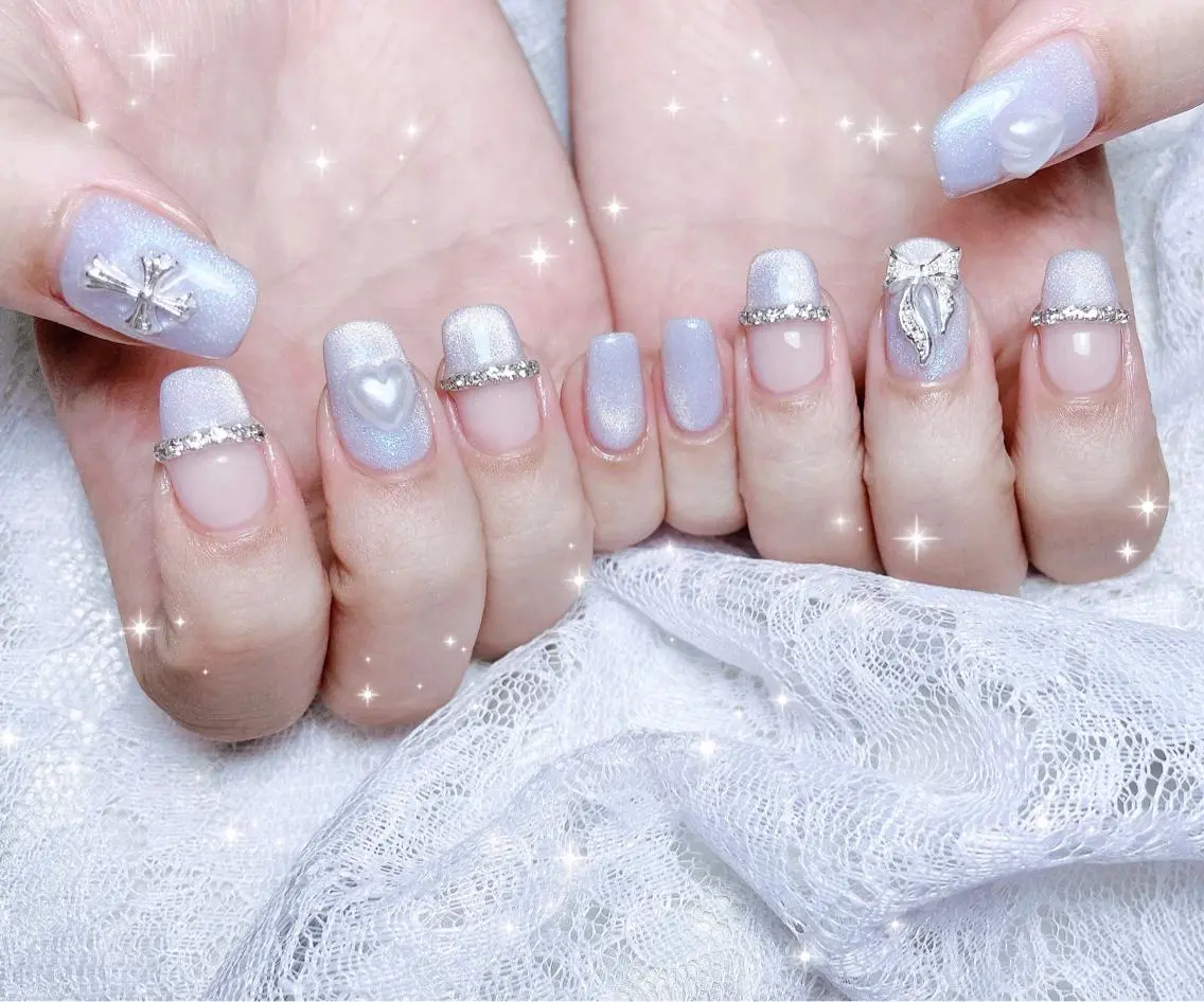 ネイル マグネットネイル ハンドネイル FLARE NAIL フレアネイルのネイルデザイン