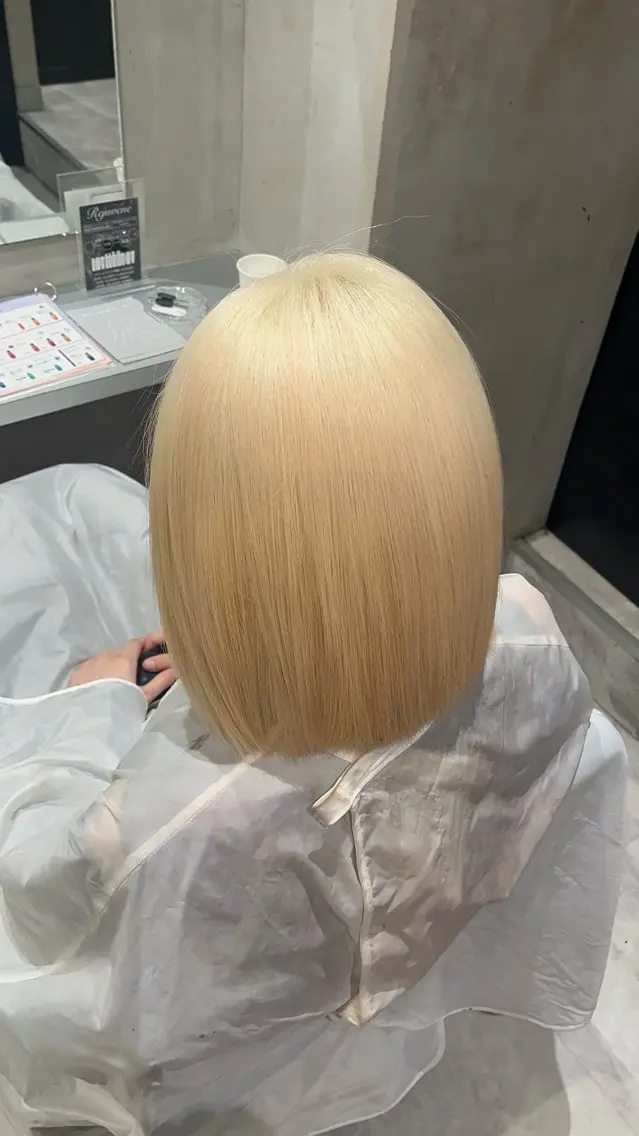 ショート カラー ブロンド カット ヘアカラー トリートメント レイヤー/ブリーチ/ エクステ💫ひかるのヘアスタイル