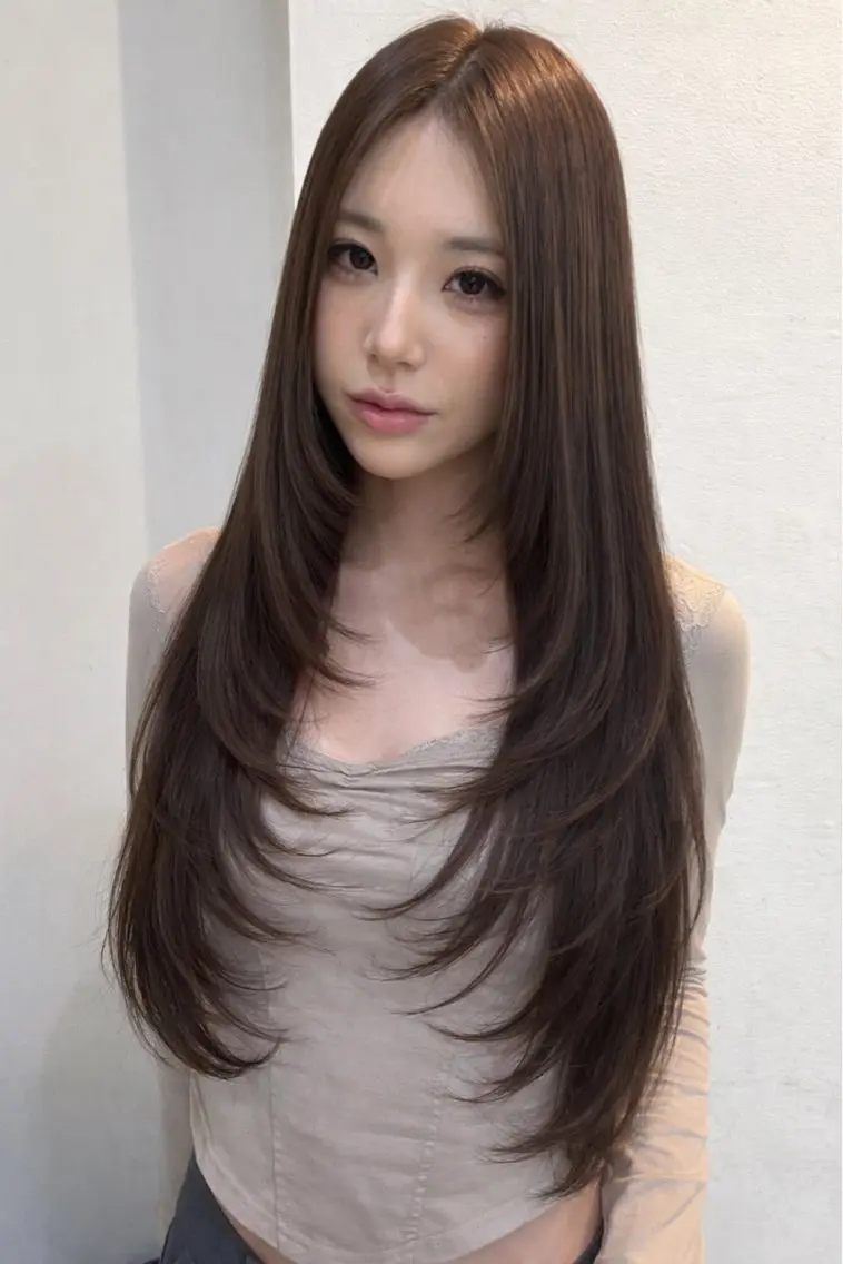ロング カラー ブラウンカラー 透明感カラー ヘアカラー 🎀ハイトーン カラー/宮澤 希🎀のヘアスタイル
