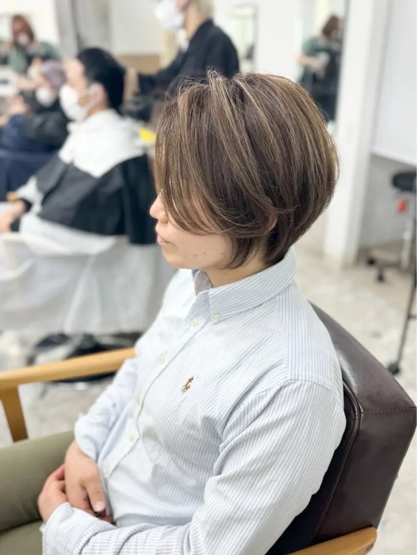 ショート カラー ショート特化 💐川崎希💐のヘアスタイル