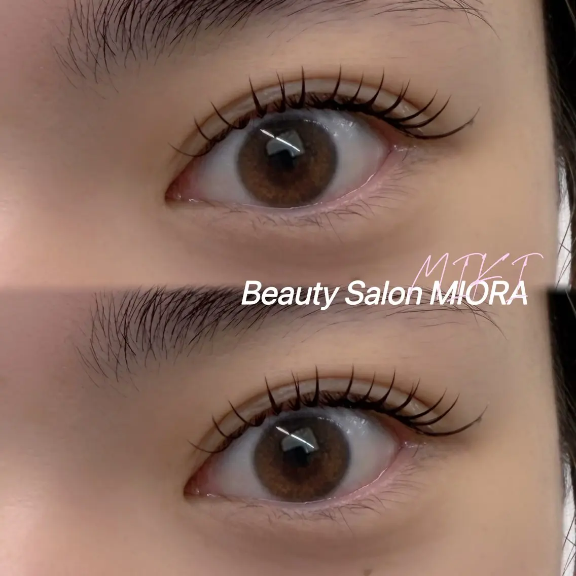 マツエク・マツパ マツエク LED指名No.１ MIORA MIKIのマツエク・マツパデザイン
