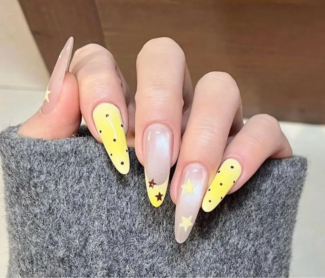 ネイル ハンドネイル H3 Nail Tsuki🦋💙のネイルデザイン