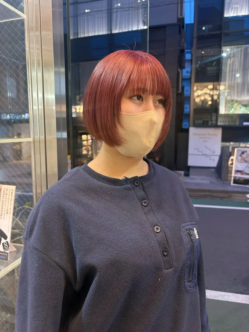 ブリーチ(根本)+カラーの写真