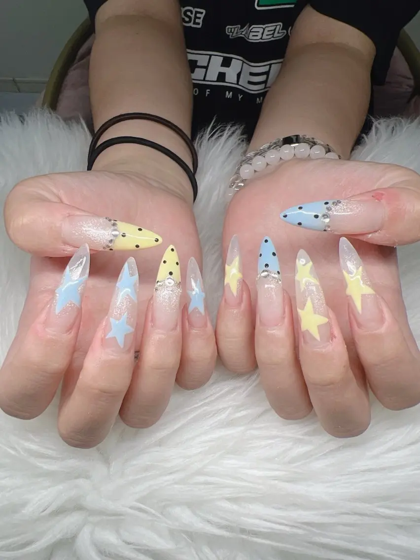ネイル ハンドネイル Lee Nails チップ長さだし専門店のネイルデザイン
