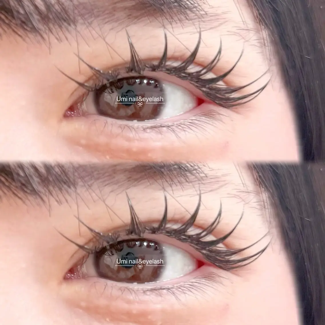 マツエク・マツパ 束感まつ毛 マツパ 池袋Umi nail eyelash ゆみのネイルデザイン