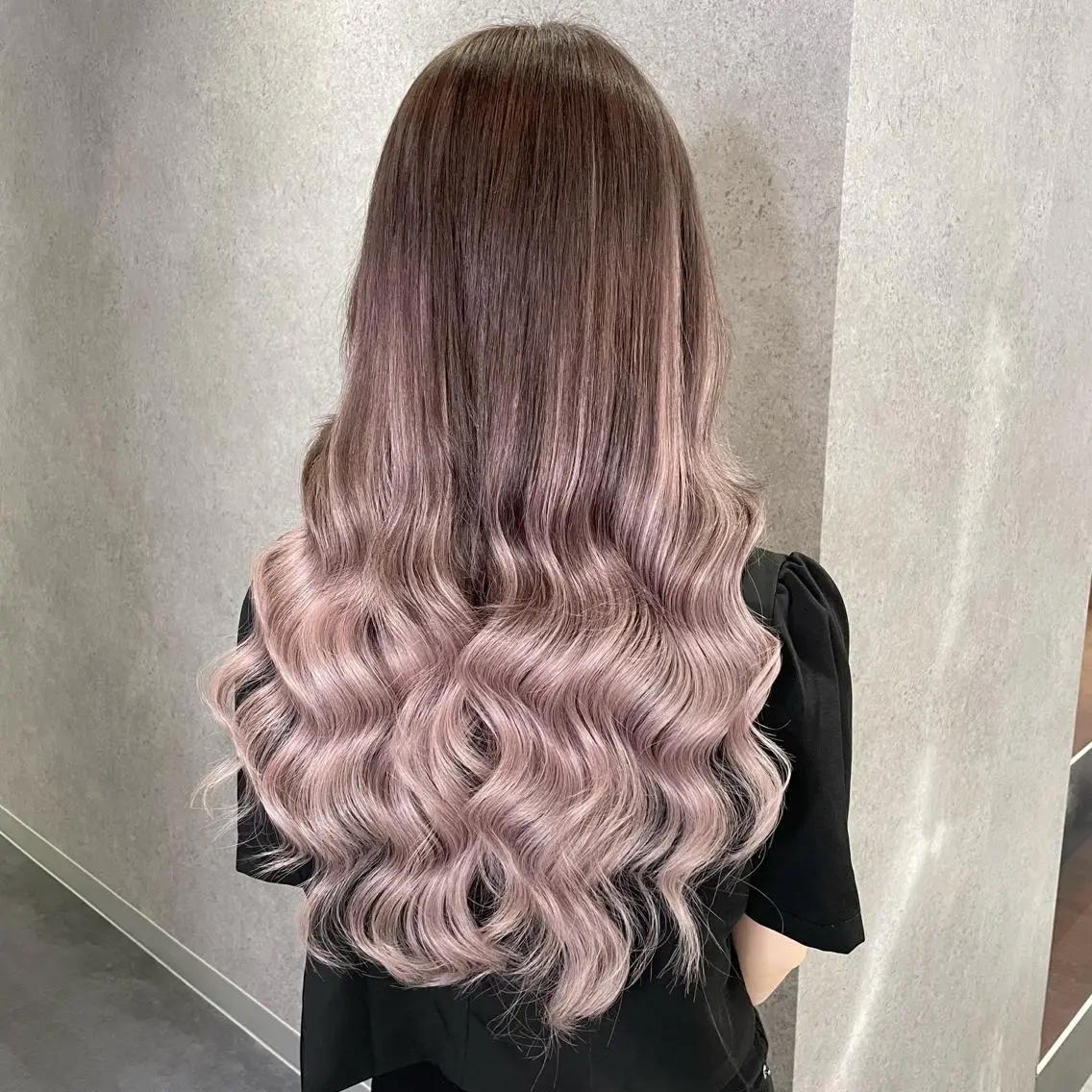 ロング カラー アッシュ シルバー エクステ ヘアカラー エクステ KEISUKE🐶 カラー×エクステ特化のヘアスタイル